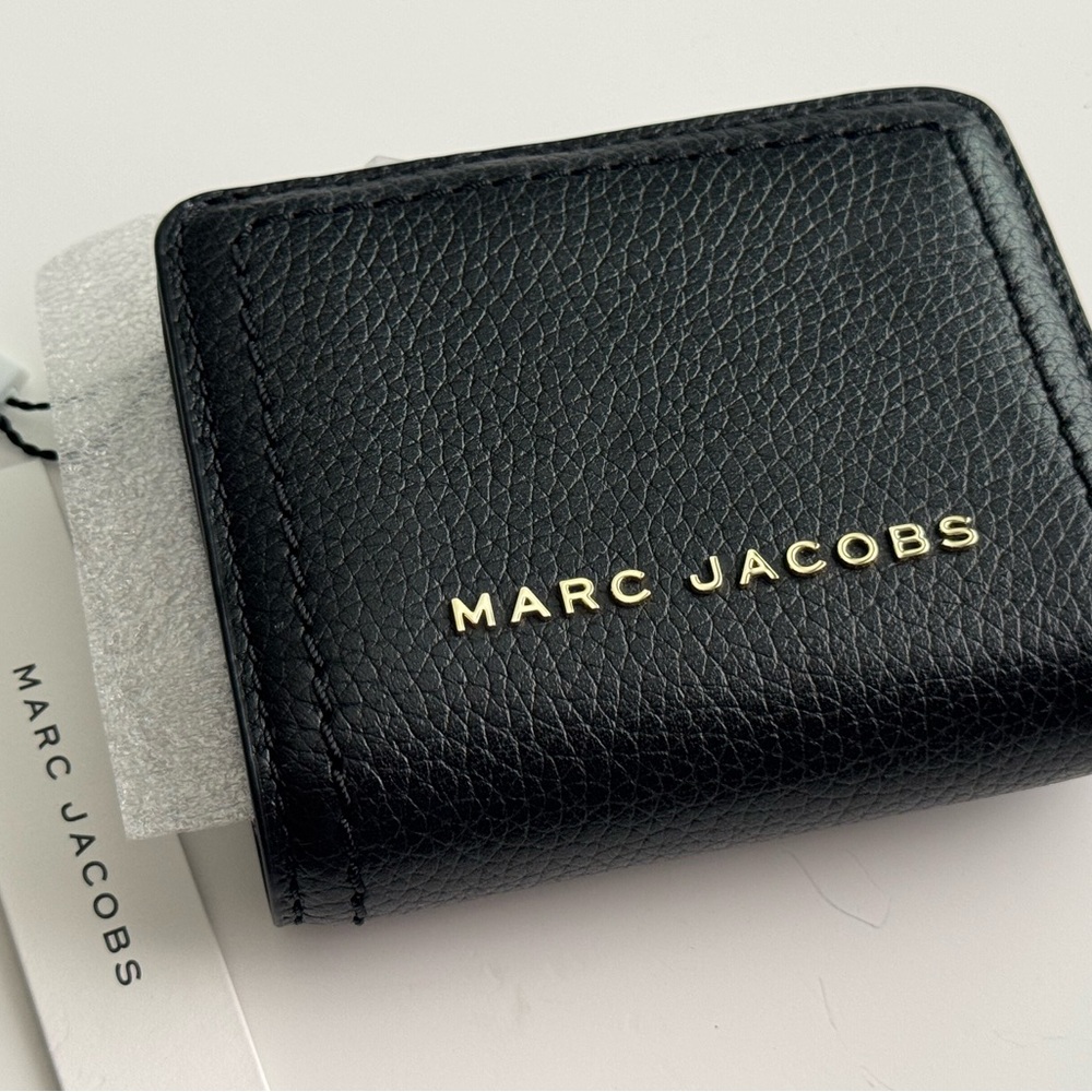 Marc Jacobs Black Leather Card Holder